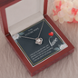To My Future Wife Love Knot Necklace Message Card