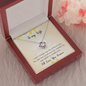 To My Wife Love Knot Necklace Message Card
