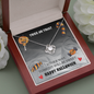 Trick Or Treat Love Knot Necklace Message Card
