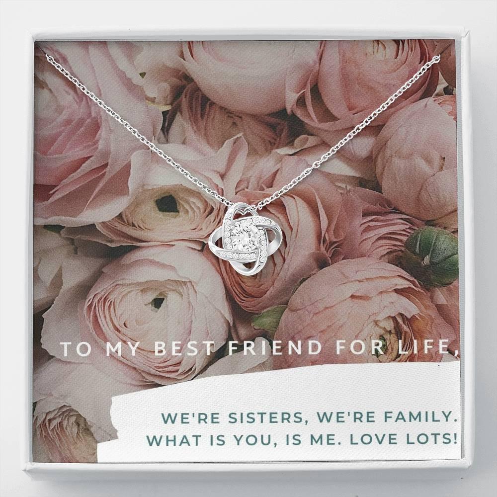 For my Bestfriend from Bestfriend Love Knot Necklace  - TongueOut Shop